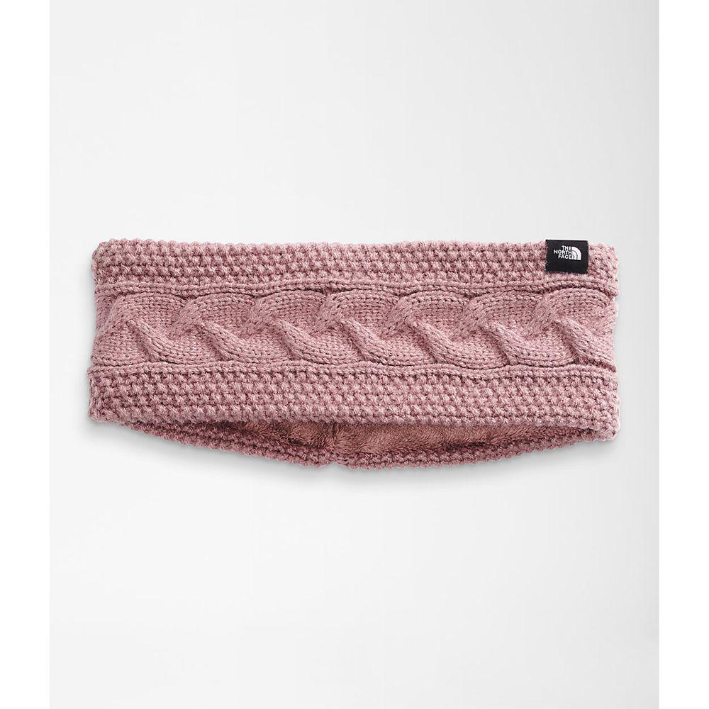 The North Face Cable Minna Earband Γυναικεια Κεφαλόδεσμος - Ανοιχτο Μωβ (GFWS39254)